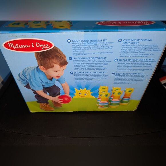 NWOT Melissa & Doug Sunny Patch Giddy Buggy Bowling Set - Picture 3 of 8